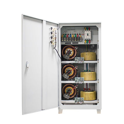 качество  Automatic Voltage Regulator 75KVA Three Phase Servo Motor Type Stabilizer AVR TNS SVC 75KW 380V 440V 480V 415V Фабрика