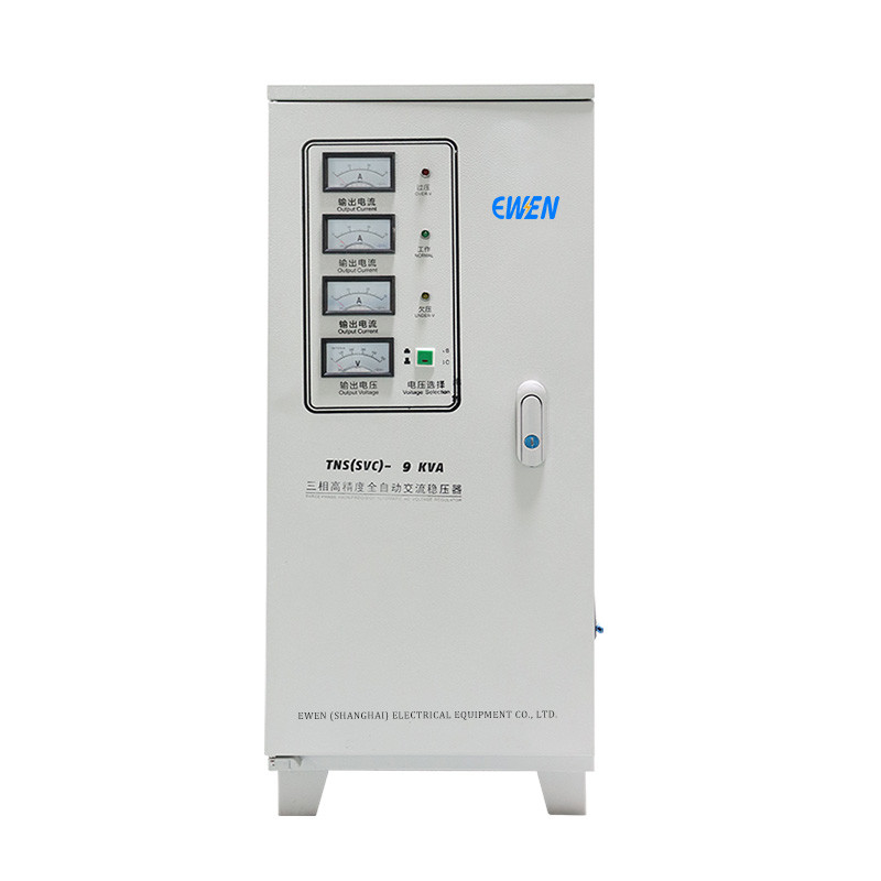 9 КВА Трехфазный стабилизатор напряжения 380V 400V 440V 480V Регулятор напряжения переменного тока