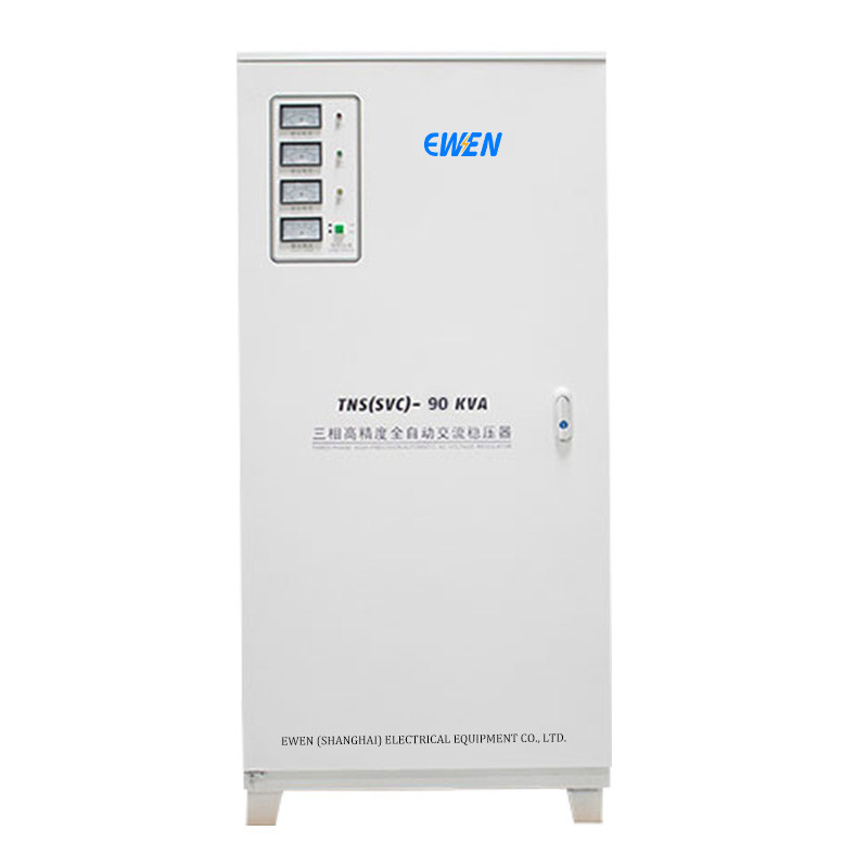 90KVA Трехфазный стабилизатор напряжения Автоматический регулятор напряжения с технологией сервомотора для лазерной режущей машины