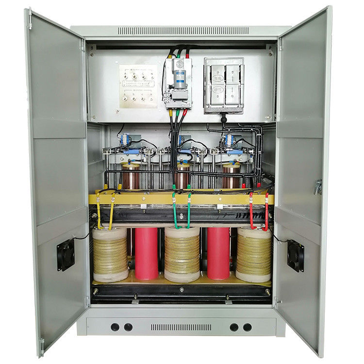 Вольт Stabiizer изготовителя SBW-F-250KVA 43-67 Hz трехфазный отдельный регулированный автоматический компенсированный