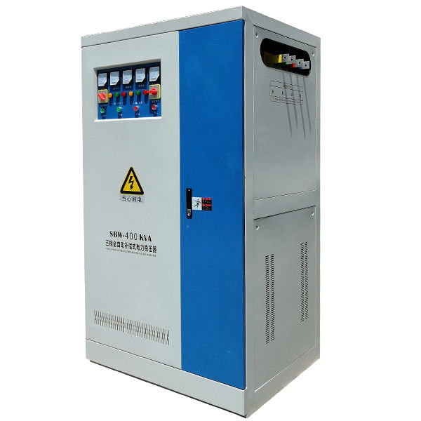 Трехфазные регулятор напряжения тока IP 20 AC большой силы SBW-400KVA автоматический подгонянный промышленный