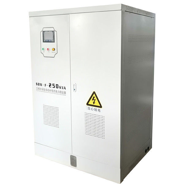 Трехфазный регулятор напряжения тока воздушного охлаждения большой силы AC цифрового дисплея 2500KVA полностью автоматический